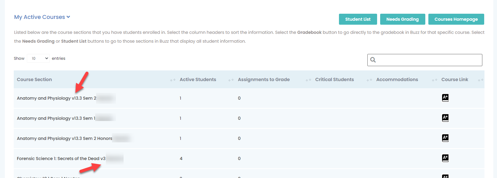 How are instructor answer keys accessed?